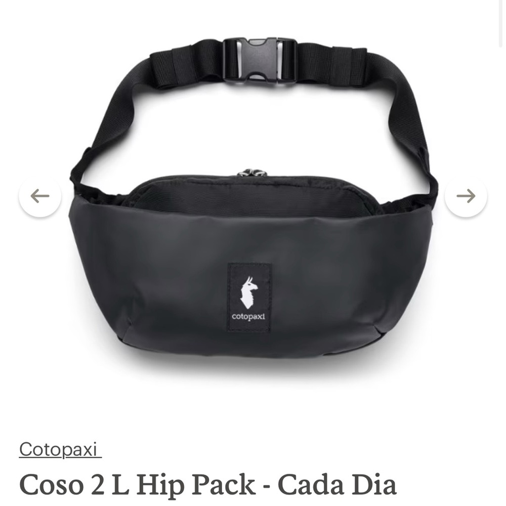 Cotopaxi Black Hip Pack